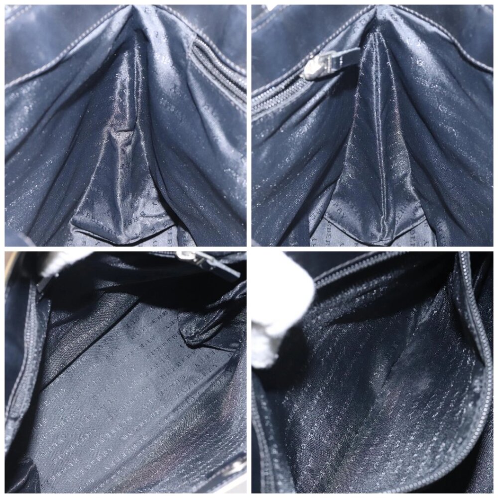 BURBERRY Nova Check Hand Bag PVC Beige Auth 120970 - Picture 15 of 16